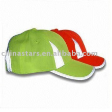 6 Panel microfibre reflective safety baseball cap